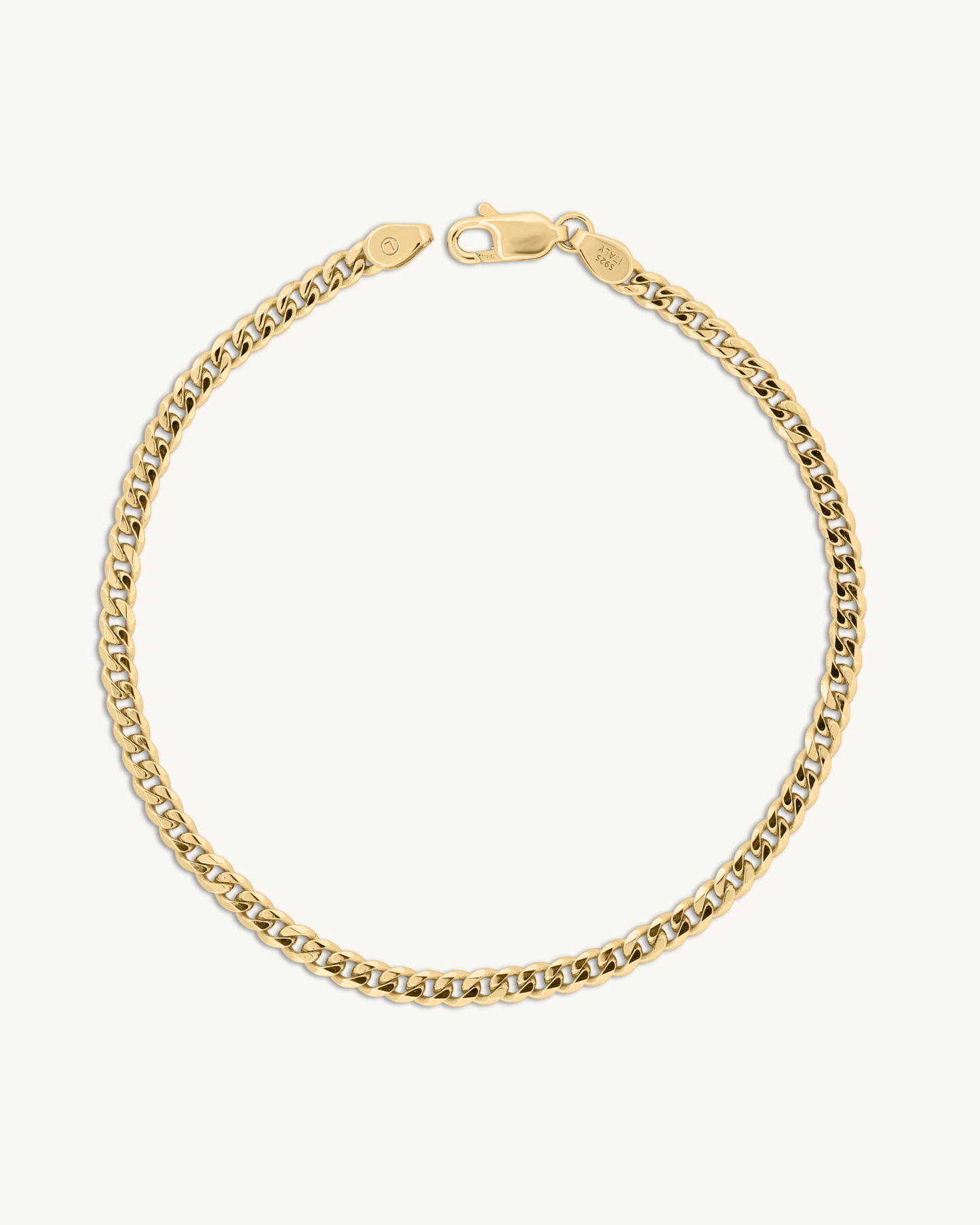 3mm Curb Chain Bracelet