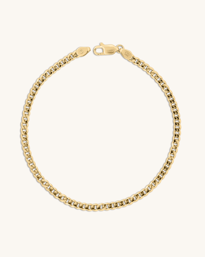 3mm Curb Chain Bracelet