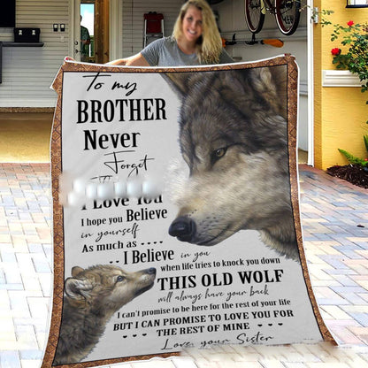 Flannel Lambswool Printed Blanket Envelope Blanket