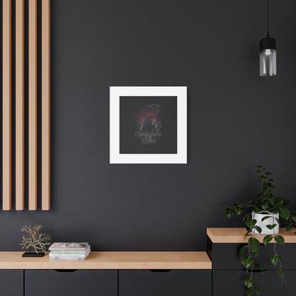 Whispered Secrets of the Shadows Castle Wall Art, Matte Canvas | Gothic Medieval Decor