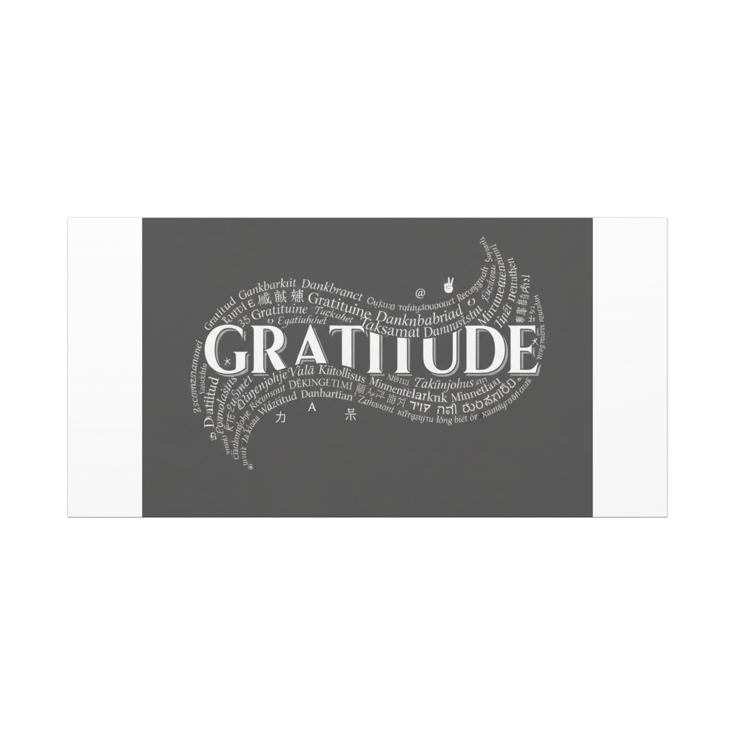 Gratitude Wall Art Matte Canvas | Tiny Treats, sweet uplifting print