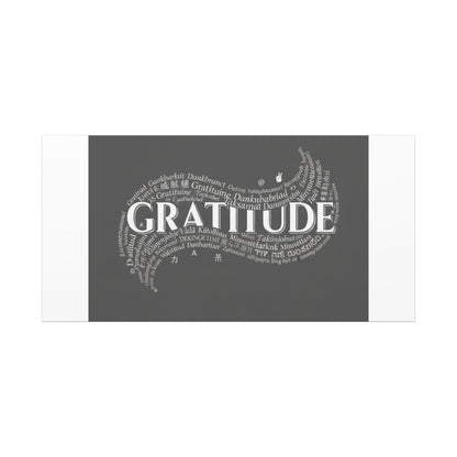 Gratitude Wall Art Matte Canvas | Tiny Treats, sweet uplifting print