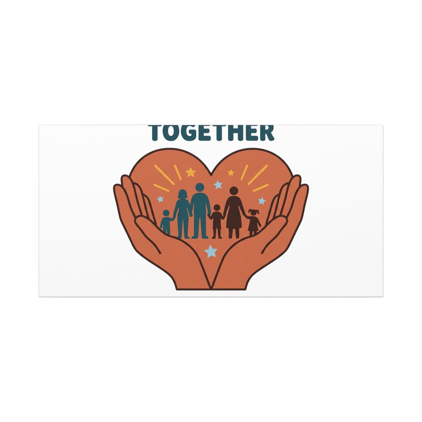 Families Belong Together Canvas | Family Unity, Bilingual Solidarity