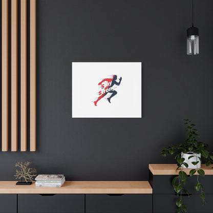 Stay Strong Runner Canvas | Fitness Motivation, Gym Wall Art