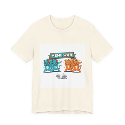 Meme War Cats Dabbing T-Shirt — Six vs. Seven Funny Graphic Tee