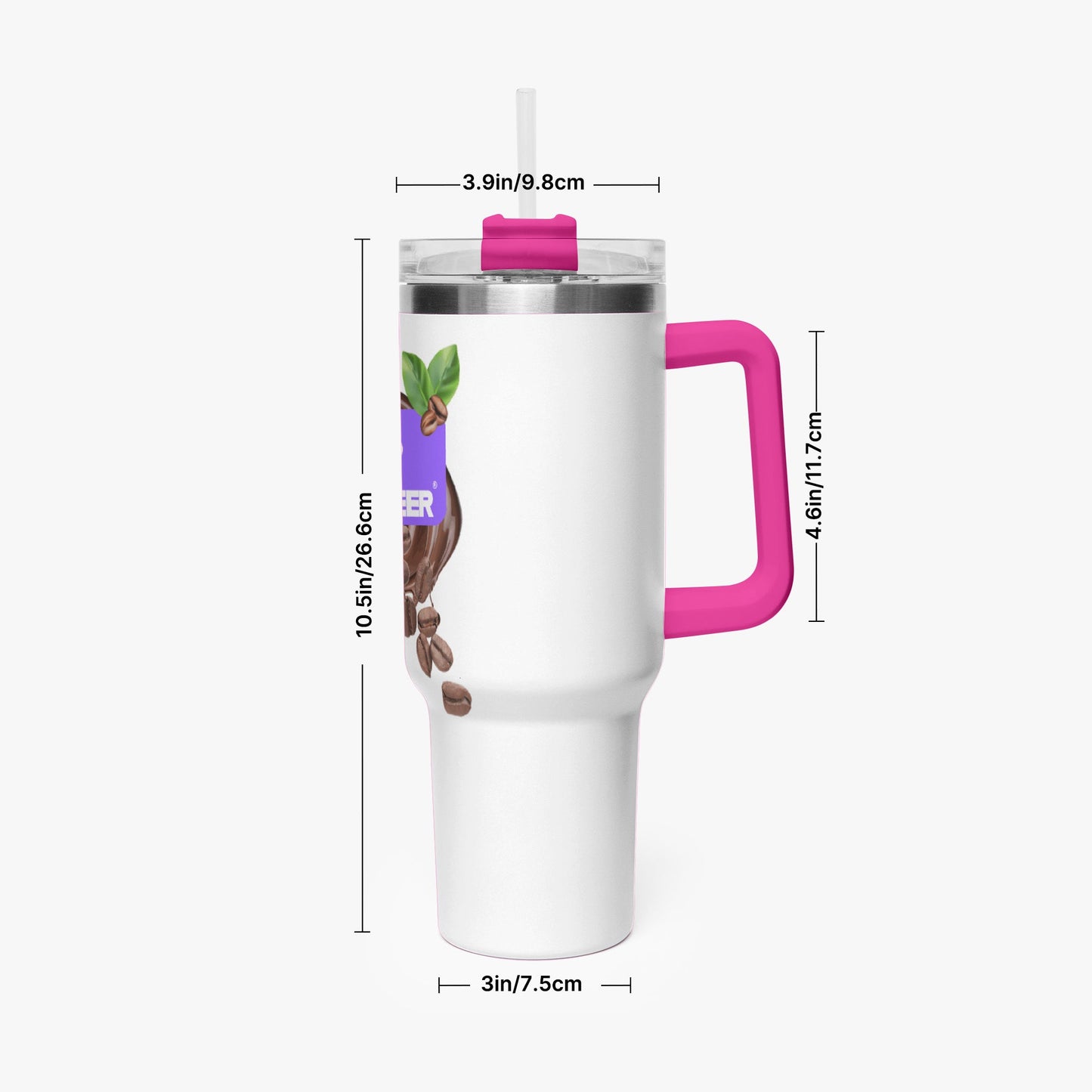 1102. 40oz Car Tumbler Cup