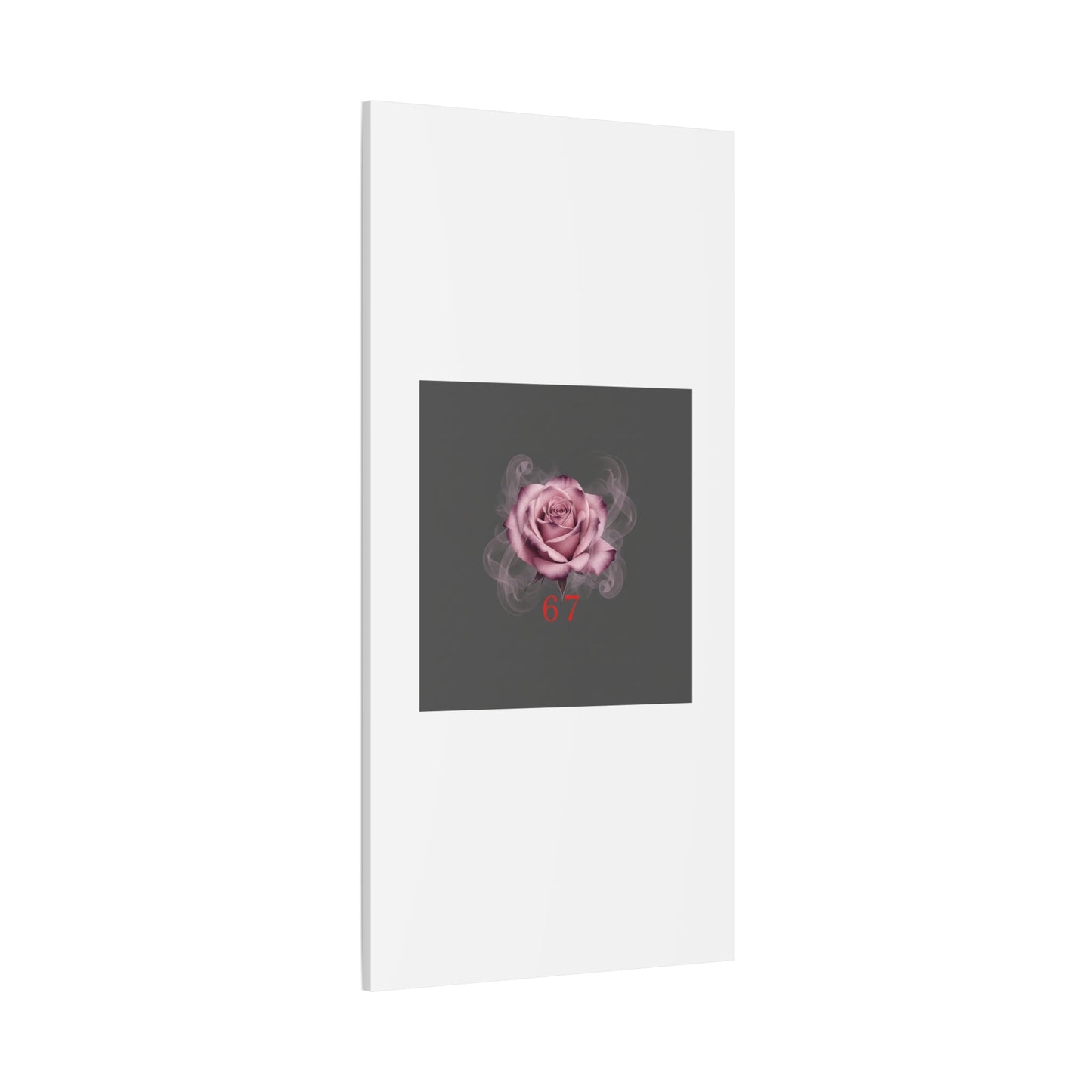 6 7 Valentine's Canvas | Viral Gothic Rose Wall Art | 6 7 Meaning Dark Romance