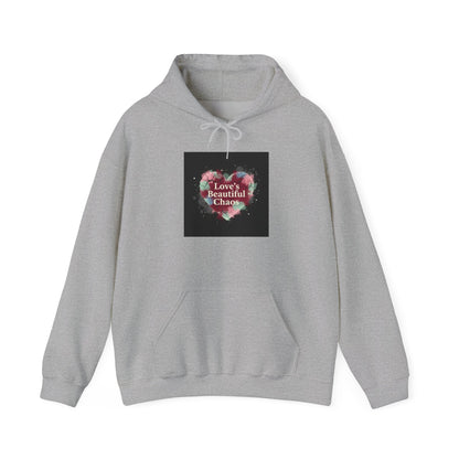 Distressed Heart Collage Hoodie | Soft Grunge Hearts, punk heart design