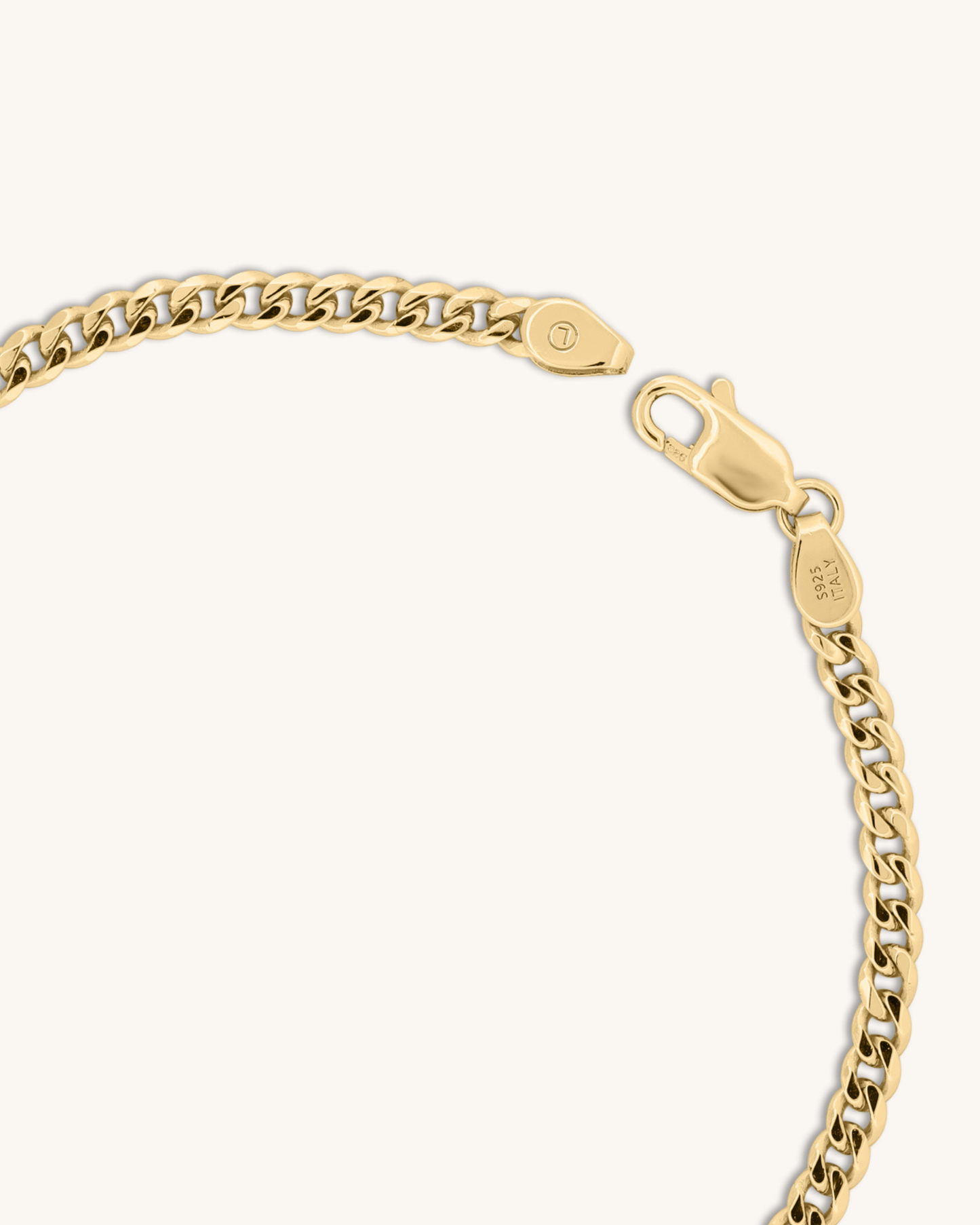 3mm Curb Chain Bracelet