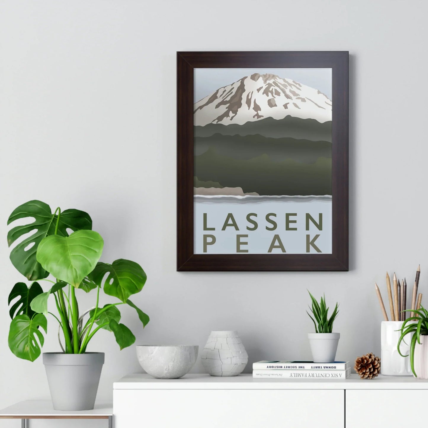 Lassen Peak Framed Print – Wall Art