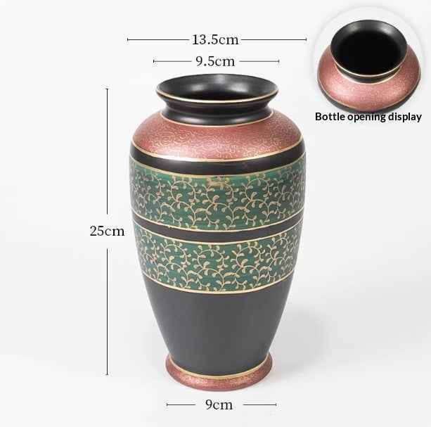 Brand-new Kutani-yaki Vase Ornament For Living Room Desk Decor