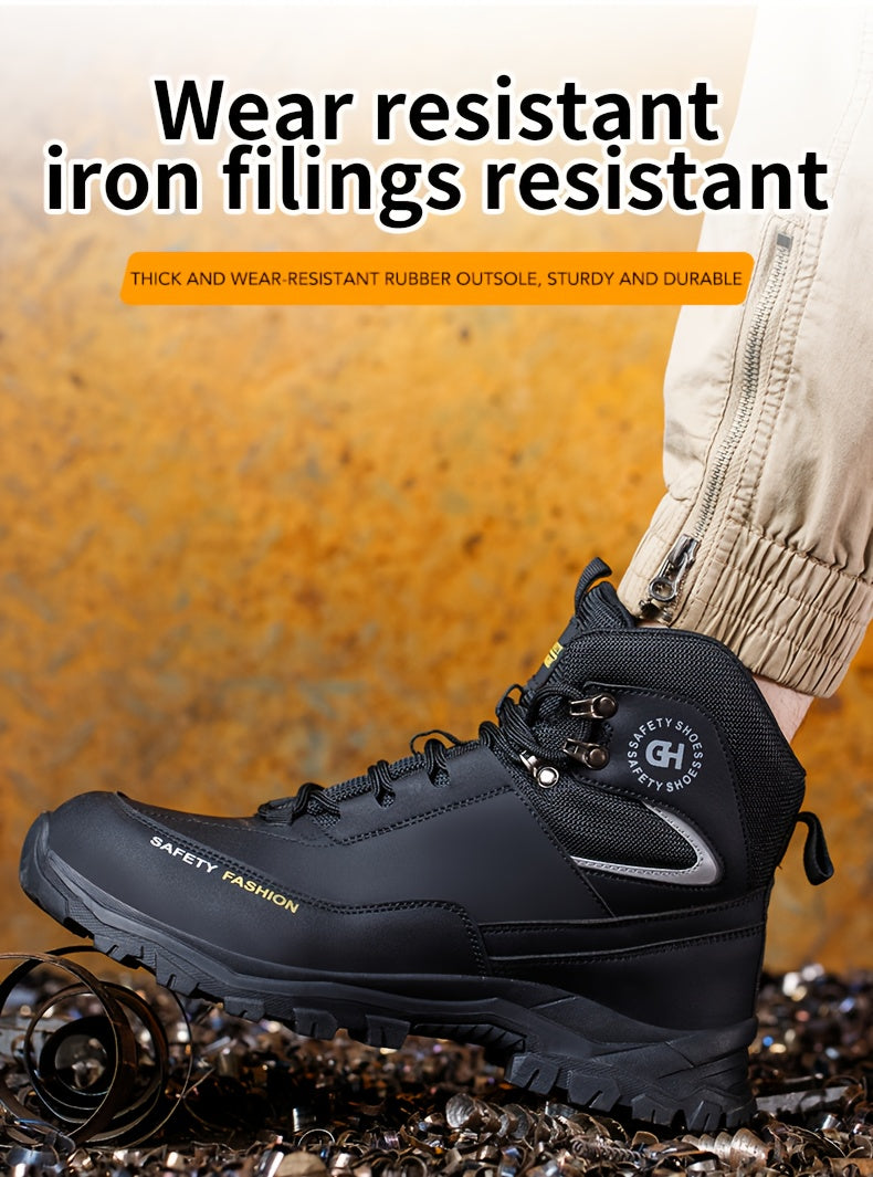 Heavy-Duty High-Quality Steel Toe Men's Work Boots