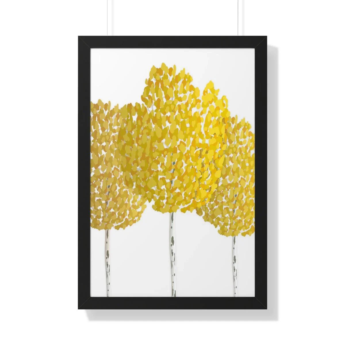Fall Aspen Framed Print – Wall Art