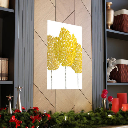 Fall Aspen Print – Unframed Wall Art