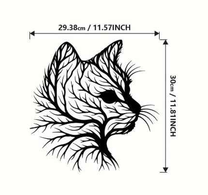 Animal Iron Outdoor Garden Decoration Home Black Silhouette Metal Iron Crafts