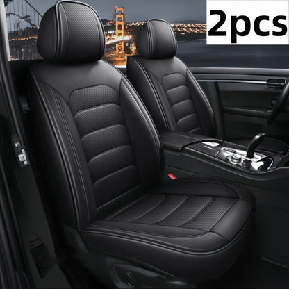 1pc and 2pcs Luxury Faux Leather Car Front Seat Covers | Universal Fit, Independent Seat Design for Main Driver/Co-driver, All-inclusive Sports Car Seat, Suitable for Cars, SUVs, and Pickup Trucks