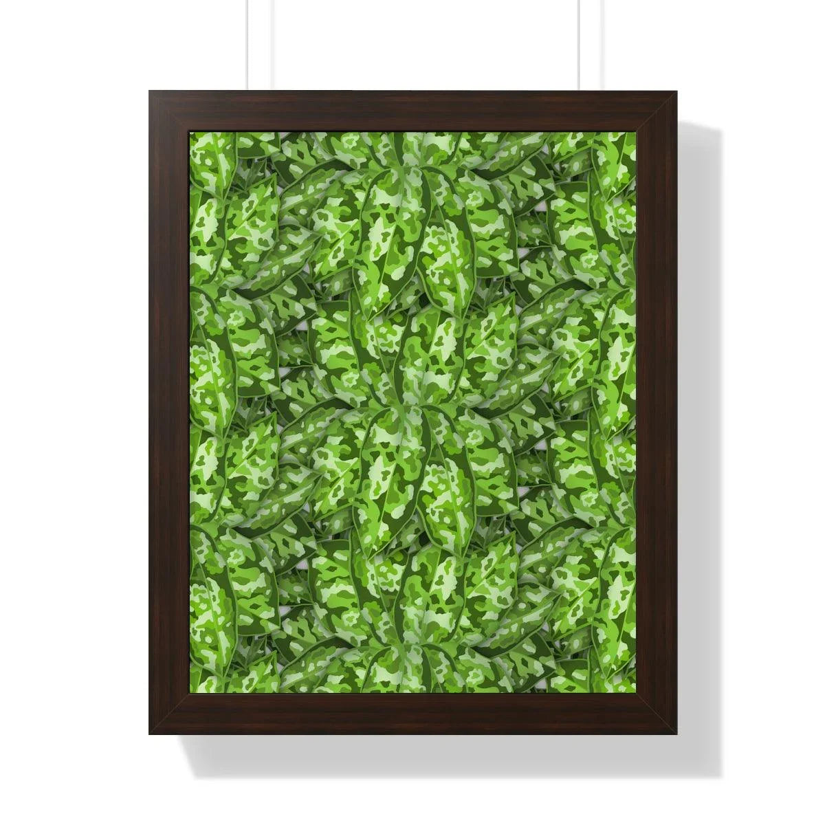 Aglaonema Pictum Framed Print – Botanical Wall Art