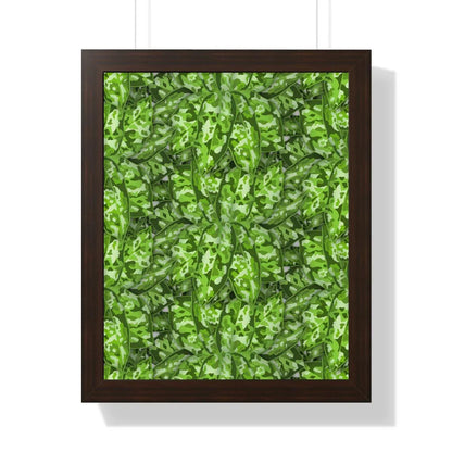 Aglaonema Pictum Framed Print – Botanical Wall Art