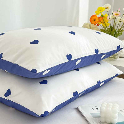 Pillowcase Two Washed Cotton Brushed Four Seasons