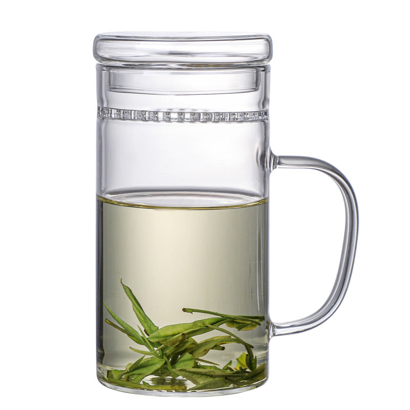 Household Green-tea Cup Comes With Filter Heat-resistance Glass