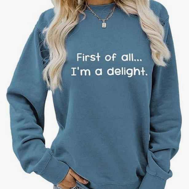 Womens Casual Printed Sweatshirt