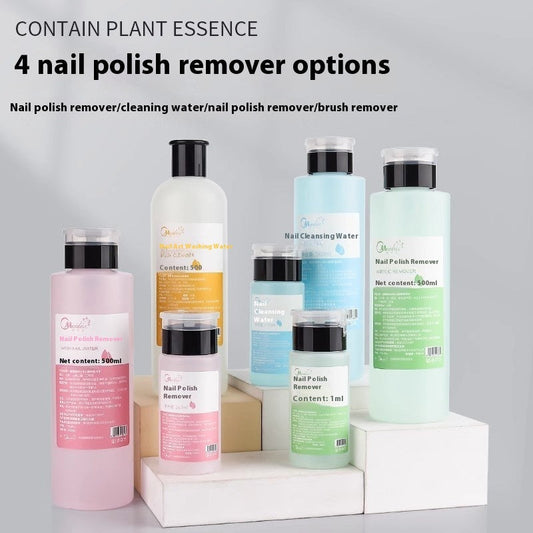 Nail Art Press Bottle Nail Remover Cleaning Solution