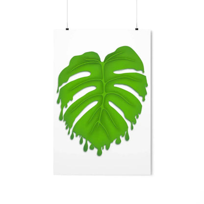 Melting Monstera Botanical Print – Unframed Wall Art