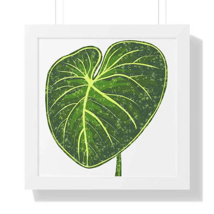 Philodendron Gloriosum Framed Print – Botanical Wall Art