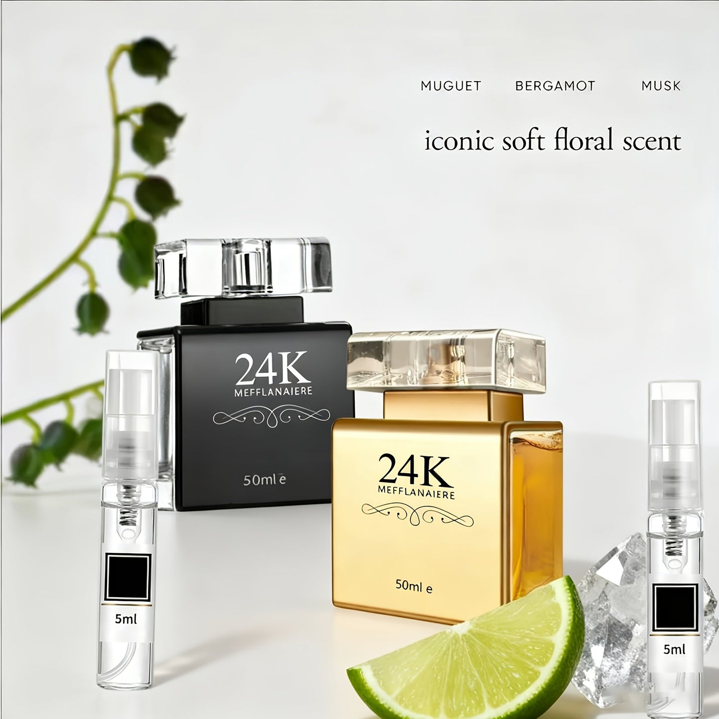 Men's Black & Golden Lux Fragrance Cologne