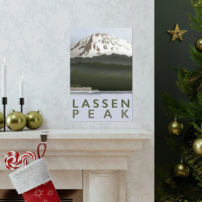 Lassen Peak Print – Unframed Wall Art