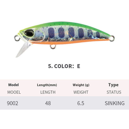 Tossing Japanese Submerged Mino Fishing Mandarin Fish Snakehead Rod Lure