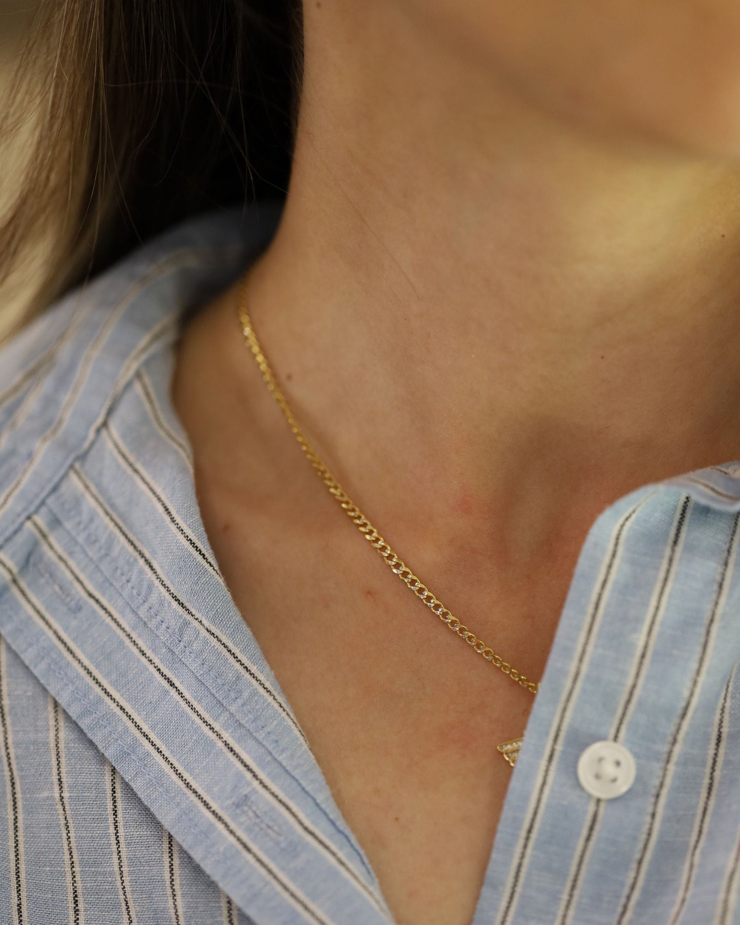 2mm Diamond Cut Cuban Chain