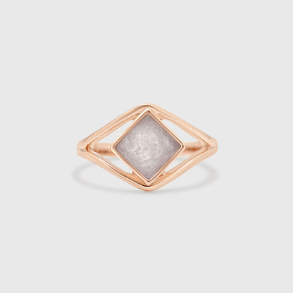 Double Band Square Ring