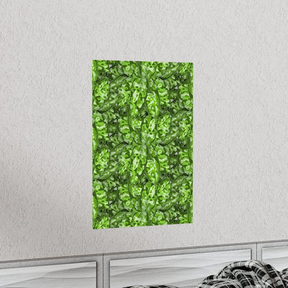 Aglaonema Pictum Botanical Print – Unframed Wall Art