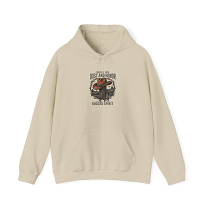 Dust and Honor Western Hoodie | cowboy, frontier, vintage Americana