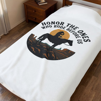 Honor The Ones Who Rode Before Us Blanket | Western Americana, Cowboy Vintage