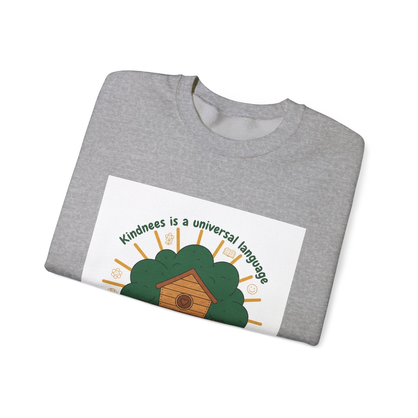 Kindness Treehouse Sweatshirt | eco humor, sustainable living