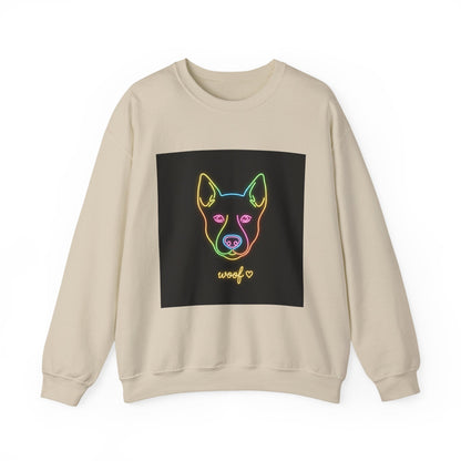 Funny Dog Meme Sweatshirt | Neon Doggo Graphic, Dog Mom Gift, Internet Dog Humor