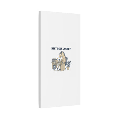 Best Desk Jockey Canvas, Workhorse Office Art | Corporate Burnout Parody