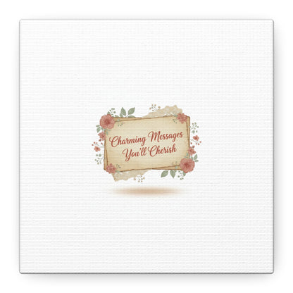 Love Letter Collage Canvas, Vintage Letter Art, Wax Seal Romance Print