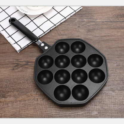 Fish Balls Quail Eggs Grill Pan Takoyaki