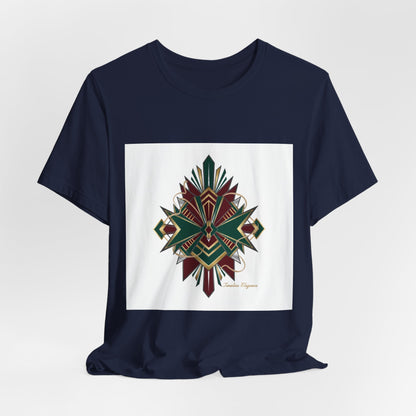 "Timeless Elegance" Art Deco Geometric T-Shirt | Vintage Luxury Graphic Tee