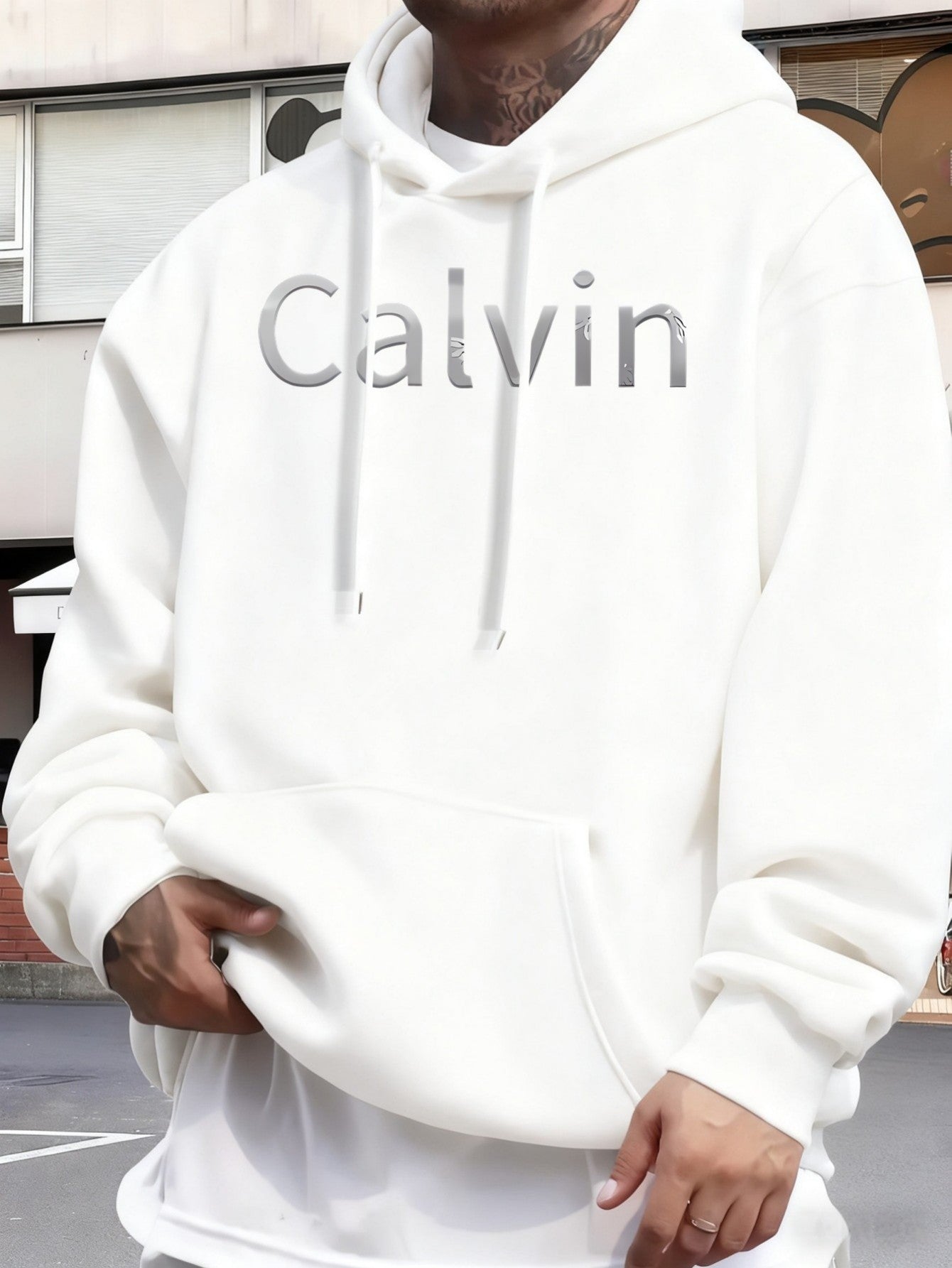 Unisex Long-Sleeve Hooded Sweatshirt