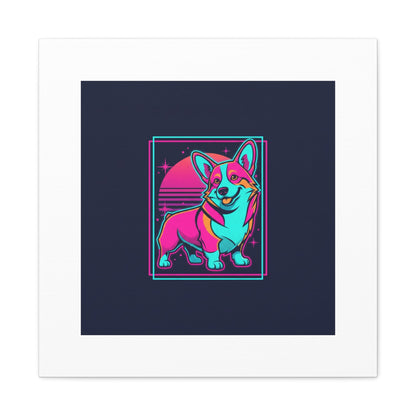 Platonic Love Corgi Canvas | Friendship Valentine, Galentine’s Wall Art