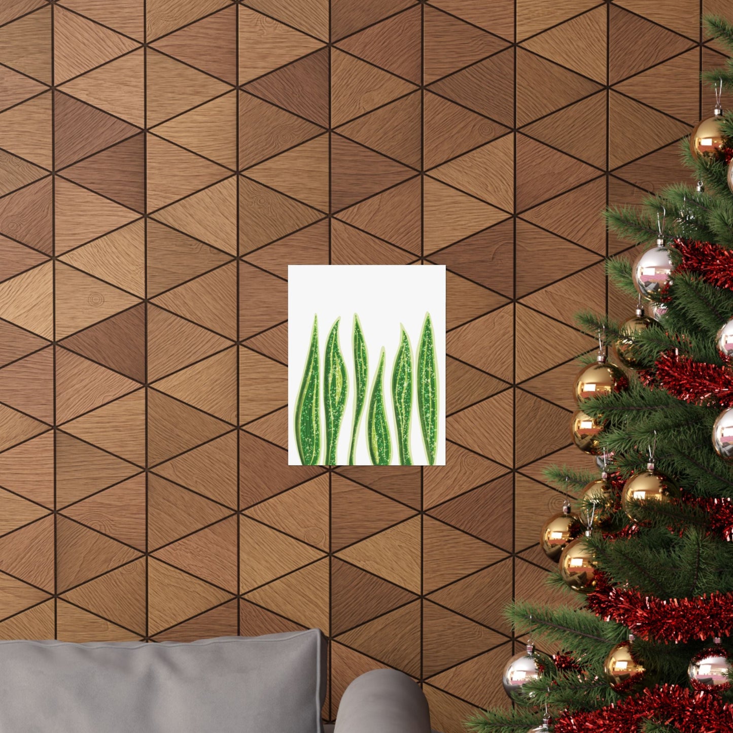Snake Plant Botanical Print – Unframed Wall Art
