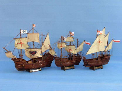 Wooden Pinta Model Ship 12"