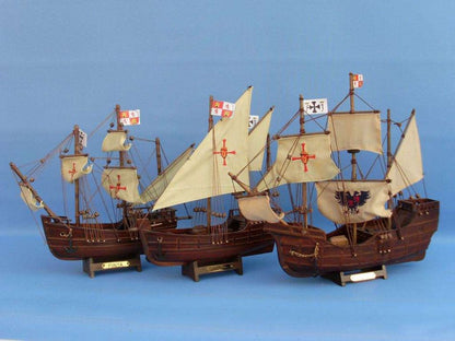 Wooden Pinta Model Ship 12"