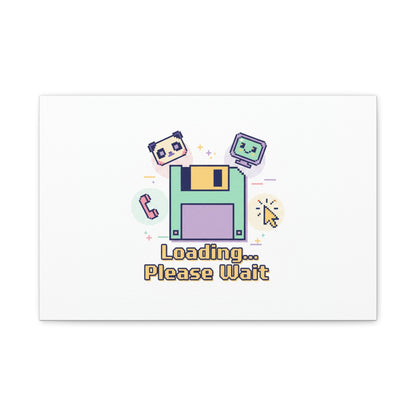 Loading Please Wait Canvas | Old Internet Aesthetic, 90s Web Nostalgia