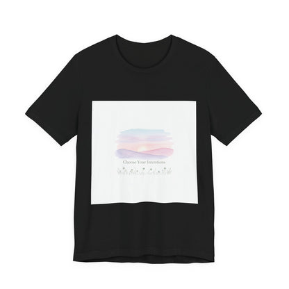 gentle intentions tee | mindful wellness pastel gradient