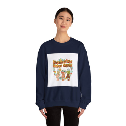 Cheers to Me Sober Squad Sweatshirt | Dry January, Sober Curious Mocktail